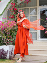 Saffron Glow Kurta Set